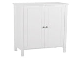 Double Doors Bathroom Cabinet White 37641969
