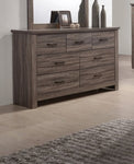 ZUN Natural Finish Striking Wooden 1pc Dresser Drawers Storage bedroom Furniture B011P193966