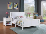 Connelly Full Bed White/Rockport Gray 27512-WH