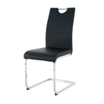 ZUN Modern Dining Chairs with Faux Leather Padded Seat Dining Living Room Chairs Upholstered Chair with W210P143664