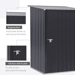 ZUN Outdoor Garden Storage Shed Galvanized Steel Tool House （Prohibited by WalMart） 60583842