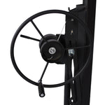 ZUN Drywall Panel hoist Drywall Lift Rolling Panel Hoist Jack Lifter 16ft black color W46538731