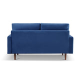 ZUN 69” Modern Decor Upholstered Sofa Furniture, Wide Velvet Fabric Loveseat Couch, Solid Wooden Frame B082111399