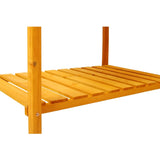 Raised Garden Bed with Legs, Wooden Elevated Planter Box with 8 Grids Divider & Protective Liner, W465P189515