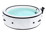 Inflatable hot tub 81.1"*27.9" portable spa pool outdoor spa for 4-6 people with cover equipped with 13536110