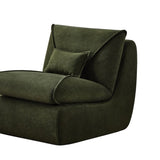 Compressed Lounge Chair with Ottoman, Modern Sofa for Small Spaces, Comfortable Upholstered Sofa for W1036P251828