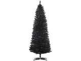 7 foot black Christmas tree with bracket 92112896