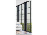 Montauk 5-Shelf Wall Mounted Shoe Cabinet with Mirror Door White B06280104