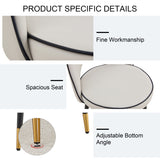 360 &deg rotatable bar chair.Modern PU comfortable upholstered bar chair with smooth and beautiful W1151P265583