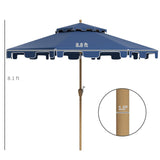 ZUN Outdoor beach umbrella/Sun Umbrella （Prohibited by WalMart） 99959148