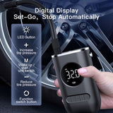 1 Set Car Charging Dual-use Mini Portable Tire Inflator Suitable for Bicycles, Electric Cars, Cars 77401873