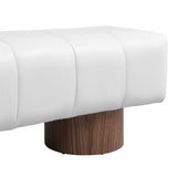 Upholstered Dining Bench for Dining Room, No-Assembly End of Bed Entryway Bench Ottoman for Bedroom N779P253550A