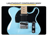 Maple Fingerboard GTL Electric Guitar SS Pickup Transparent sky blue 05671784
