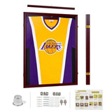 Shirt Display Frame With UV Resistant Acrylic and Hanger, Wall Mounted Baseball Basketball Football 20895616