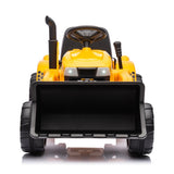 ZUN 12V Kids Ride on Tractor Electric Excavator Battery Powered Motorized Car for Kids Ages 3-6, with W1811P154760