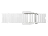 195*75.5*33cm HDPE Backrest Adjustable Lying Bed White 16273252