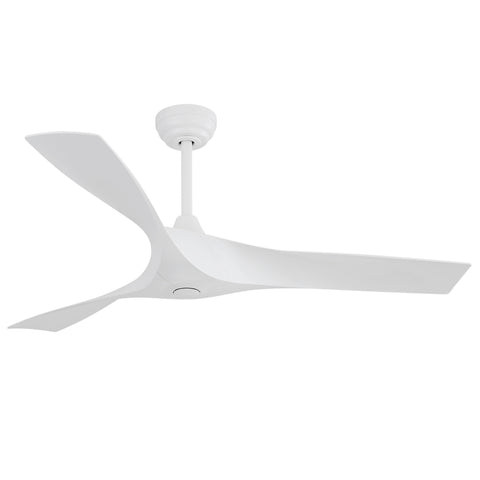 ZUN 52 Inch Ceiling Fan Without Light with Remote Control 6 Speed Quiet Reversible DC Motor W934P156666