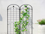 4 Pack Metal Garden for Climbing Plants Outdoor 86.7'' x 19.7'' Rustproof Plant Support Rose W158681065