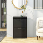 ZUN Shoe Storage Cabinet-Black （Prohibited by WalMart） 01088751