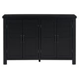 U_STYLE 4-Door Storage Sideboard with Adjustable Shelves and Retro Atimon Handles ,Ample N711P218615B