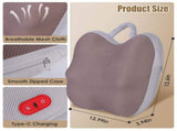 Cordless Lumbar Massager with 4 3D Kneading Nodes & Heating - 3 Intensity Levels, 2000mAh Battery 45491982
