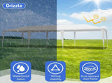 3*9m Non-Cloth PE Cloth Plastic Sprayed Iron Pipe Outdoor Party Tent White 71299651