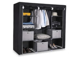 67" Portable Closet Organizer Wardrobe Storage Organizer with 10 Shelves Quick and Easy to Assemble 39192486
