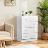 White hemp surface particle board with triamine coating 66*40*91cm 32 drawers totaling 5 drawers 41016858