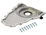 Timing Cover w/ 10AN Turbo Oil Drain Fittings for Chevy GMC Gen III GM LS 4.8L 5.3L 5.7L 6.0L 22404647