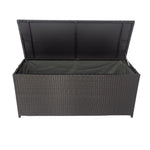 ZUN Outdoor Storage Box, 113 Gallon Wicker Patio Deck Boxes with Lid, Outdoor Cushion Storage Container W32965341