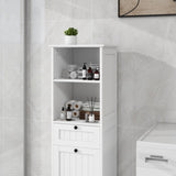 One-Compartment One-Drawer Tilt-Out Laundry Sorter Cabinet - White 32561308