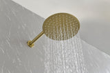 Shower System, Wall Mounted Shower Faucet Set for Bathroom with High Pressure 10" Stainless Steel 94526751