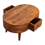 Mini Chestnut Rounded Coffee Table B182P166583