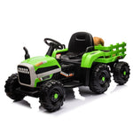 ZUN Ride on Tractor2.0 with Trailer,24V Battery Powered Electric Tractor Toy, 200w*2motor W1396P193865