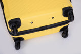 3 Piece Luggage Sets ABS Lightweight Suitcase with Two Hooks, Spinner Wheels, TSA Lock, , 53573622