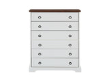 Modern 6 Drawer Dresser, Dressers for Bedroom, Tall Chest of Drawers Closet Organizers & Storage W2275P149119