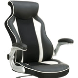 Black and Silver Adjustable Height Office Chair B062P153809