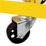 750lbs Rolling Engine Stand,Adjustable Width And Length, with 2pcs Buckle Straps,Yellow W465P276704