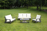 HIPS 3 Seater Sofa with Cushion, Outdoor Garden Sofa, Sofa Set for Porch, Poolside, Terrace, and W1209114910