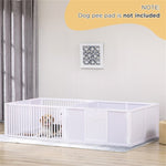 ZUN Dog Whelping Box/Dog house/Pet Playpen 46510087