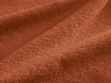 Vitoria Curved Armless Sofa Teddy Fabric W/Pillow -Orange W5656P454383