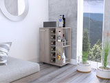 Tennessee Bar Cart, One Cabinet With Division, Six Cubbies For Liquor, Two Shelves B128P176146