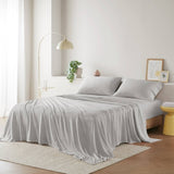 Cotton Blend Jersey Knit All Season Sheet Set King B035P294164