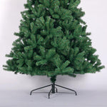 ZUN Artificial Christmas Tree Full Natural Spruce PVC Fir Tree 7.5ft Foldable Metal Stand Unlit Green 04955729