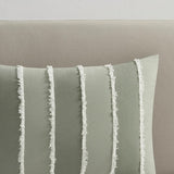 King/Cal King 3 Piece Striped Cotton Duvet Cover Set B035P217806