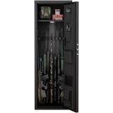 Heavey Duty,Large Size 5-8 Gun,Black Gun Cabinet with Electronic Password Keypad Lock,Unassembled W1779P163502