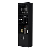 ZUN Lowa Bar Cabinet multistorage with wine storage B128P189928