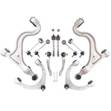 ZUN 12Pcs Front Suspension Control Arm Kits For Porsche Panamera 2010-2013 3.6L 4.8L 97034105304 26693793