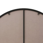 ZUN Wall Mirror 36 Inch Black Circular Mirror Metal Framed Mirror Round Vanity Mirror Dressing Mirror, W1435127088