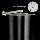 Shower Faucet Set,,Shower System with 10-Inch Rainfall Shower Head and Shower Valve, Brushed Nickel W1243102464